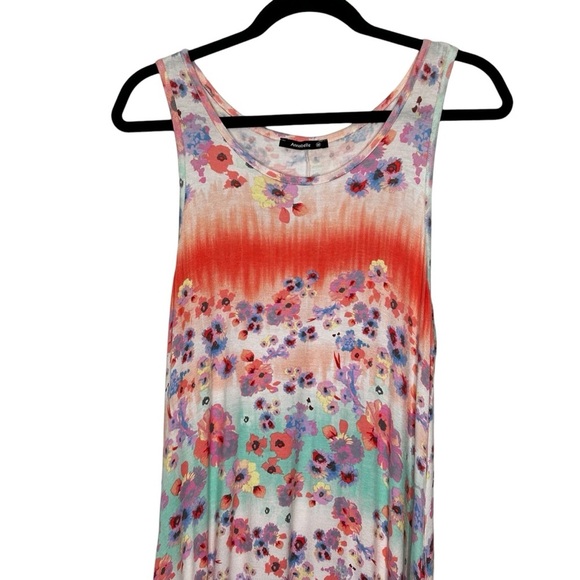 Annabelle Scoop Neck Sleeveless Floral Swing Spring/Summer/Fall Dress Sz M - Picture 3 of 12